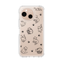 Slim Protection Case［ Original - CASEPLAY Cat All-over Pattern - black ］