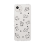 Slim Protection Case［ Original - CASEPLAY Dog All-over Pattern - black ］