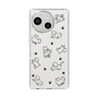 Slim Protection Case［ Original - CASEPLAY Dog All-over Pattern - black ］