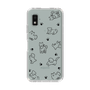 Slim Protection Case［ Original - CASEPLAY Dog All-over Pattern - black ］