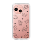 Slim Protection Case［ Original - CASEPLAY Dog All-over Pattern - black ］