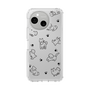 Slim Protection Case［ Original - CASEPLAY Dog All-over Pattern - black ］
