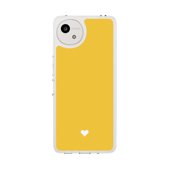 Slim Protection Case［ Original - Favorite Color Heart - Yellow ］