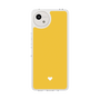Slim Protection Case［ Original - Favorite Color Heart - Yellow ］