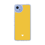 Slim Protection Case［ Original - Favorite Color Heart - Yellow ］