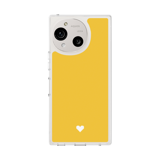 Slim Protection Case［ Original - Favorite Color Heart - Yellow ］