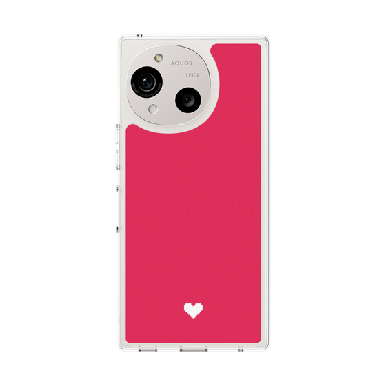 Slim Protection Case［ Original - Favorite Color Heart - Red ］