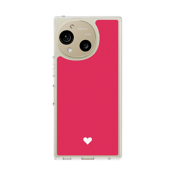 Slim Protection Case［ Original - Favorite Color Heart - Red ］