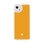 Slim Protection Case［ Original - Favorite Color Heart - Orange ］