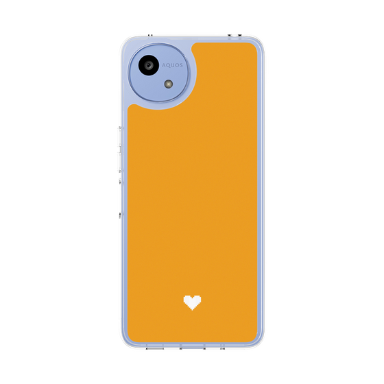Slim Protection Case［ Original - Favorite Color Heart - Orange ］