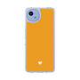 Slim Protection Case［ Original - Favorite Color Heart - Orange ］