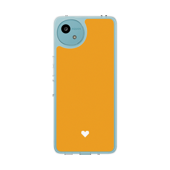 Slim Protection Case［ Original - Favorite Color Heart - Orange ］