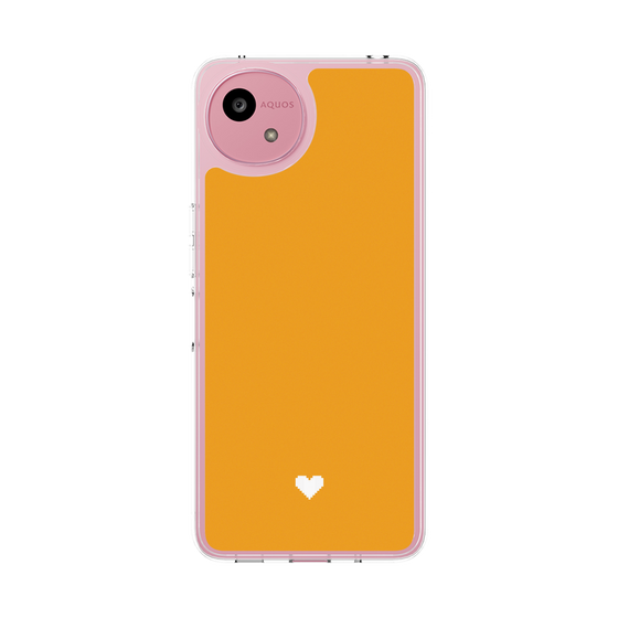 Slim Protection Case［ Original - Favorite Color Heart - Orange ］