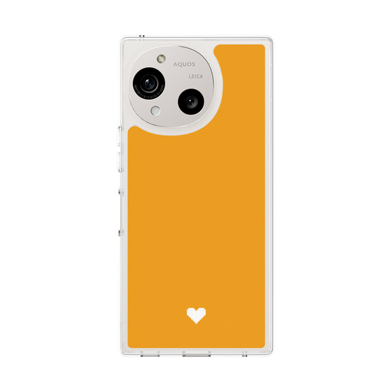 Slim Protection Case［ Original - Favorite Color Heart - Orange ］
