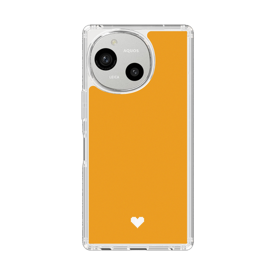 Slim Protection Case［ Original - Favorite Color Heart - Orange ］