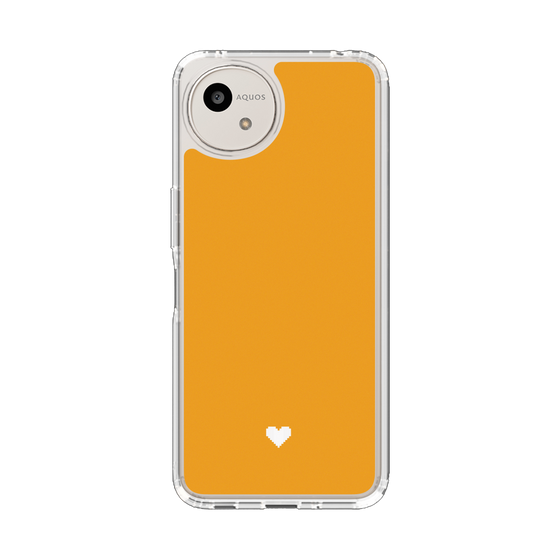 Slim Protection Case［ Original - Favorite Color Heart - Orange ］