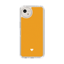 Slim Protection Case［ Original - Favorite Color Heart - Orange ］