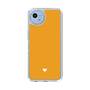 Slim Protection Case［ Original - Favorite Color Heart - Orange ］