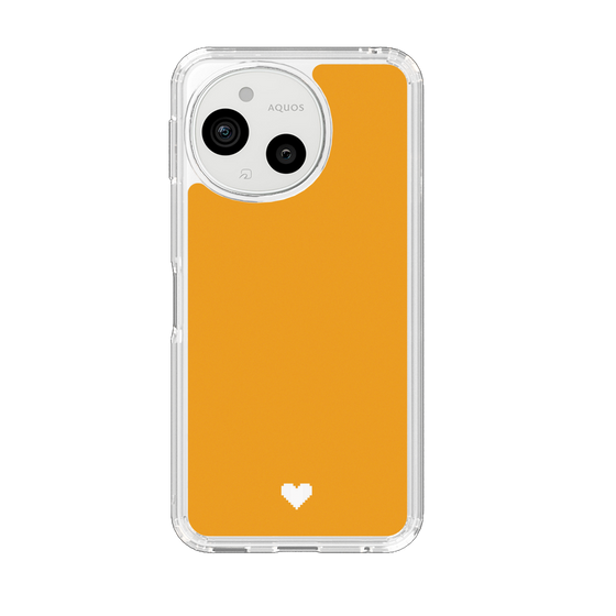 Slim Protection Case［ Original - Favorite Color Heart - Orange ］