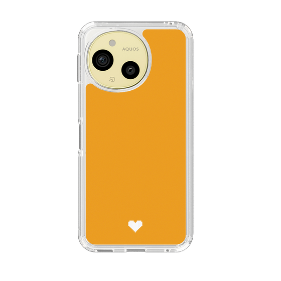 Slim Protection Case［ Original - Favorite Color Heart - Orange ］