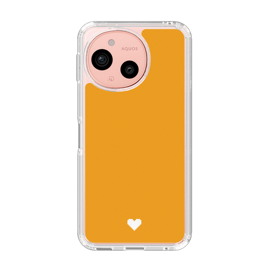 Slim Protection Case［ Original - Favorite Color Heart - Orange ］