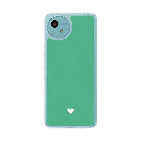 Slim Protection Case［ Original - Favorite Color Heart - Green ］