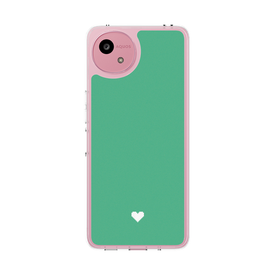 Slim Protection Case［ Original - Favorite Color Heart - Green ］