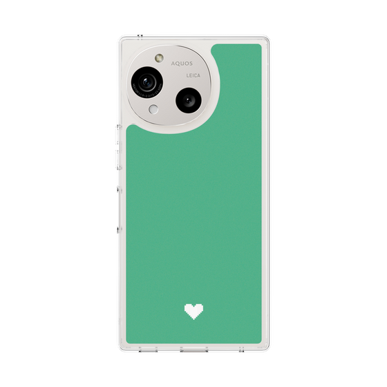 Slim Protection Case［ Original - Favorite Color Heart - Green ］