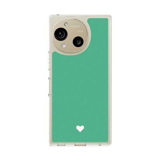 Slim Protection Case［ Original - Favorite Color Heart - Green ］
