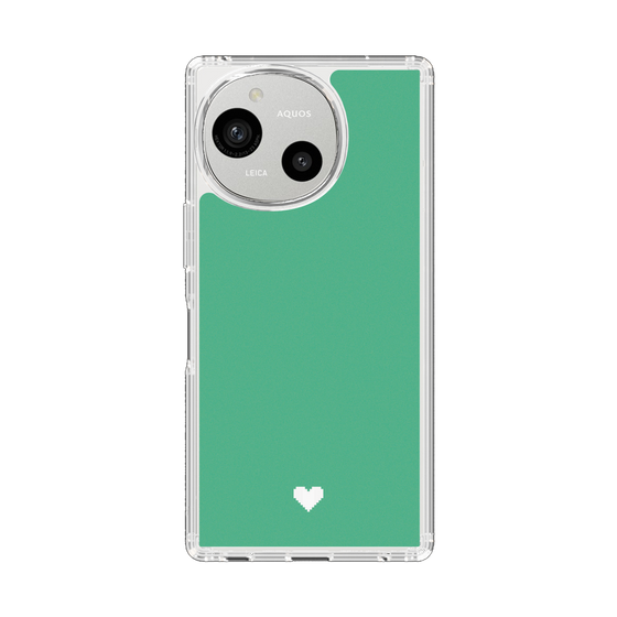 Slim Protection Case［ Original - Favorite Color Heart - Green ］