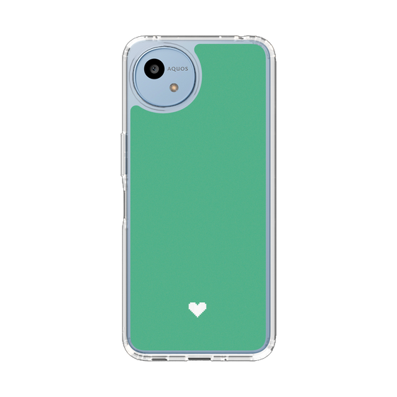 Slim Protection Case［ Original - Favorite Color Heart - Green ］