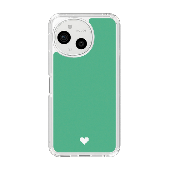 Slim Protection Case［ Original - Favorite Color Heart - Green ］