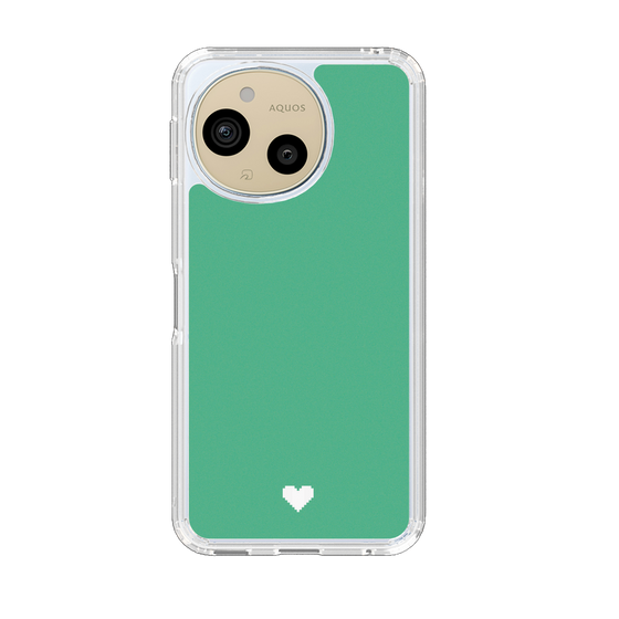 Slim Protection Case［ Original - Favorite Color Heart - Green ］