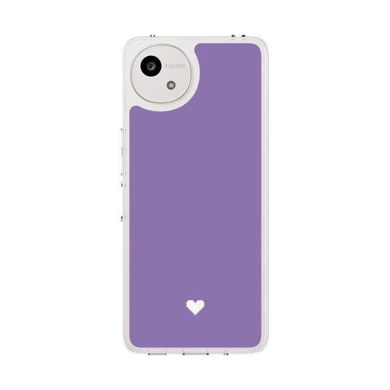 Slim Protection Case［ Original - Favorite Color Heart - Purple ］