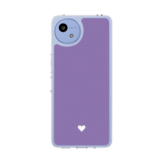 Slim Protection Case［ Original - Favorite Color Heart - Purple ］