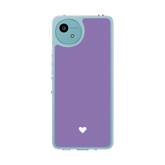 Slim Protection Case［ Original - Favorite Color Heart - Purple ］