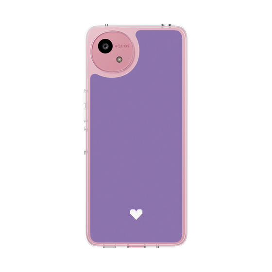 Slim Protection Case［ Original - Favorite Color Heart - Purple ］