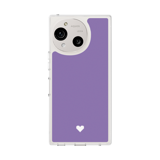 Slim Protection Case［ Original - Favorite Color Heart - Purple ］