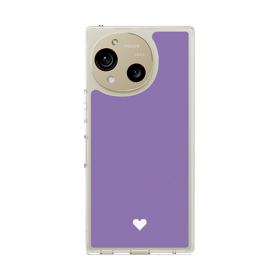 Slim Protection Case［ Original - Favorite Color Heart - Purple ］