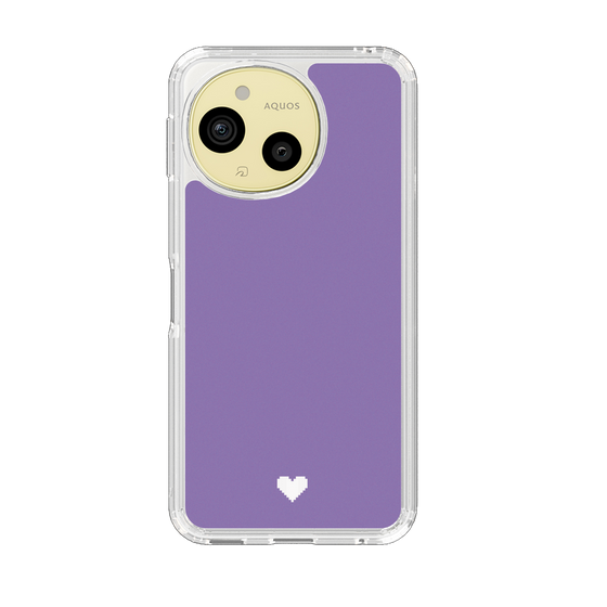 Slim Protection Case［ Original - Favorite Color Heart - Purple ］