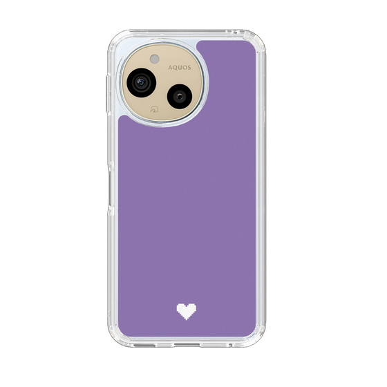 Slim Protection Case［ Original - Favorite Color Heart - Purple ］
