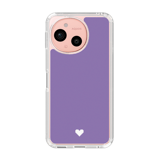 Slim Protection Case［ Original - Favorite Color Heart - Purple ］