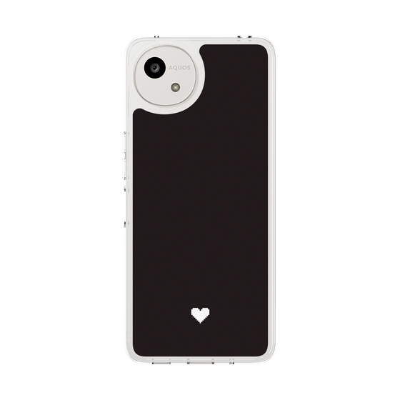 Slim Protection Case［ Original - Favorite Color Heart - Black ］