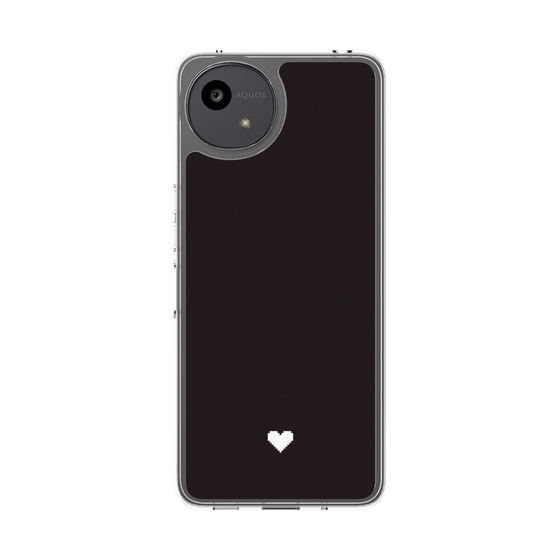 Slim Protection Case［ Original - Favorite Color Heart - Black ］