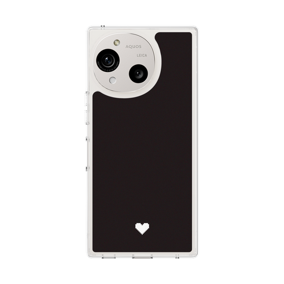 Slim Protection Case［ Original - Favorite Color Heart - Black ］