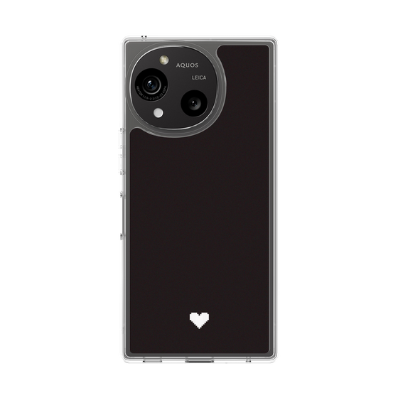 Slim Protection Case［ Original - Favorite Color Heart - Black ］