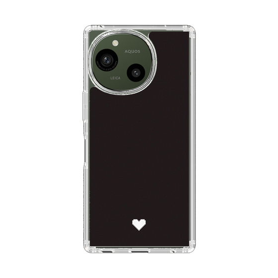 Slim Protection Case［ Original - Favorite Color Heart - Black ］