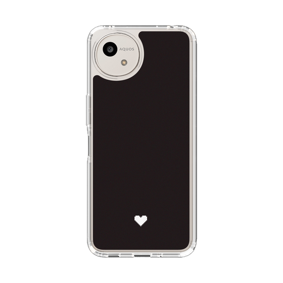 Slim Protection Case［ Original - Favorite Color Heart - Black ］