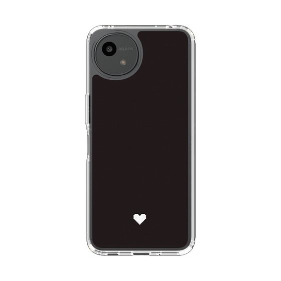 Slim Protection Case［ Original - Favorite Color Heart - Black ］
