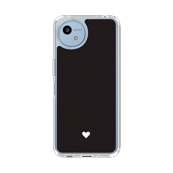 Slim Protection Case［ Original - Favorite Color Heart - Black ］